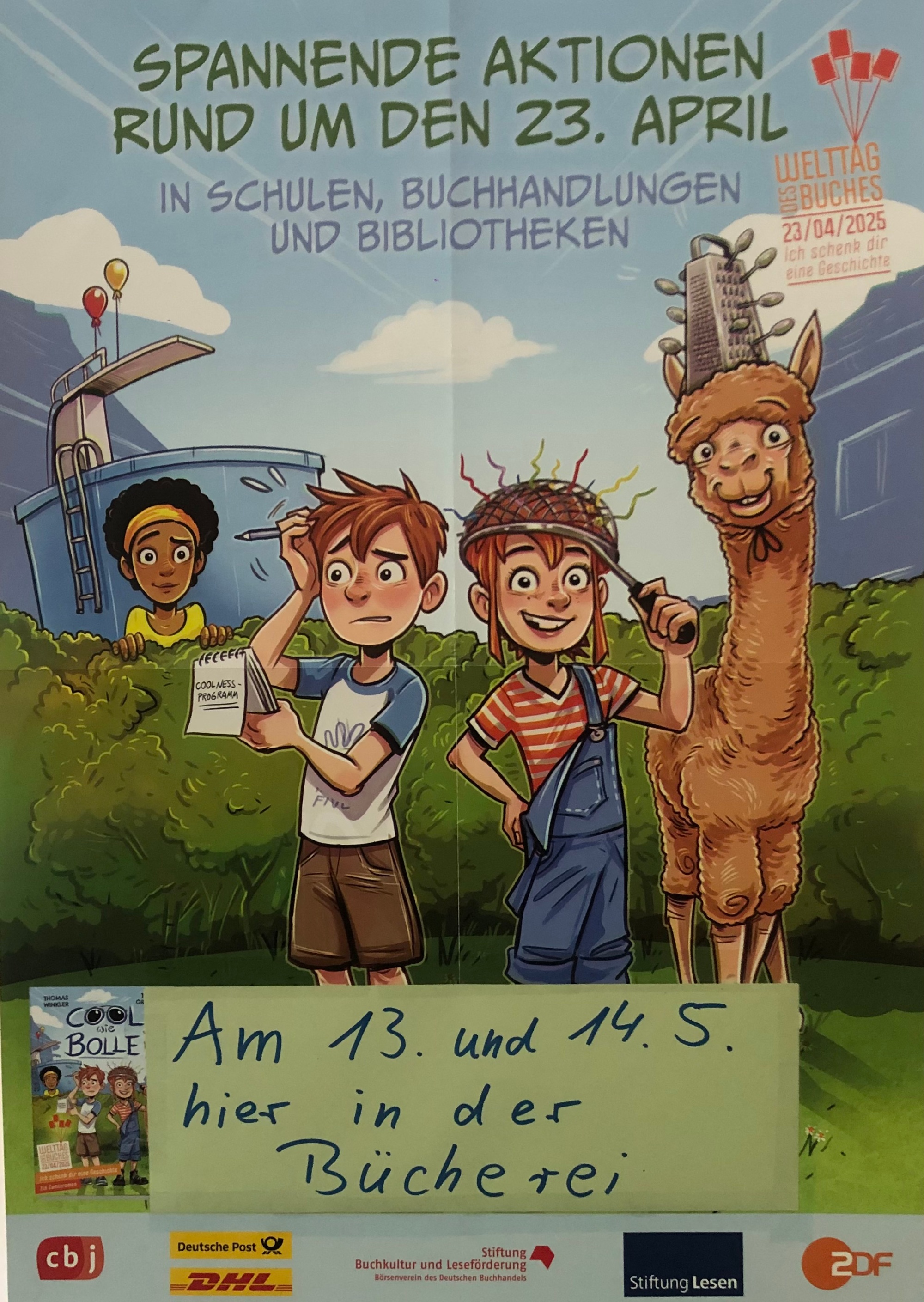 Plakat zum Welttag des Buches